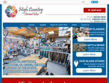 Tablet Screenshot of highcountrystainedglass.com